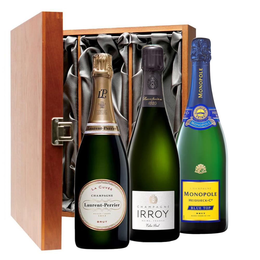 The Mixed Collection Treble Luxury Gift Boxed Champagne